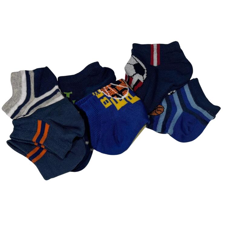 CALZINO FANTASMINO BAMBINO FILO DI SCOZIA SCOPRI TIPPETE - 3 PAIA  Scopri Calze